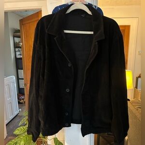 COS Cotton-Corduroy Black Jacket